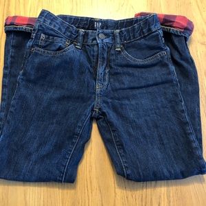 GAP kids Boy’s flannel lined jeans sz 12